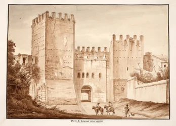 Die Porta San Lorenzo, inter ageres, 1833